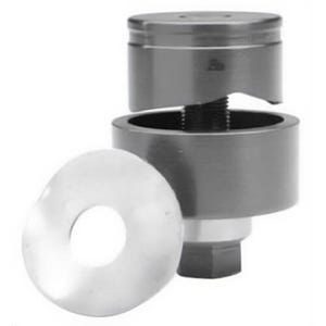 Greenlee® 24477 Knockout Punch Unit, Round Standard, 1.595 in dia Cutting, ISO 40, Applicable Materials 10 ga Mild Steel, Aluminum