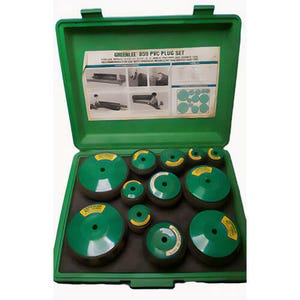 Greenlee® 30978G PVC Plug, 3 in, 50309781, For use with PVC Heating Blankets