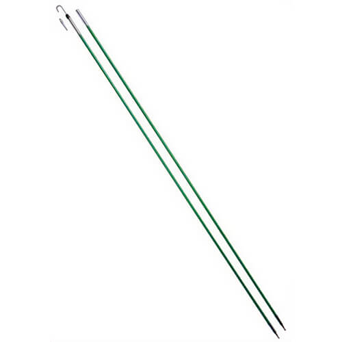Greenlee® 540-12 Fish Stix Short Pulling Rod Kit, 12 ft L, 1/4 in dia, Green