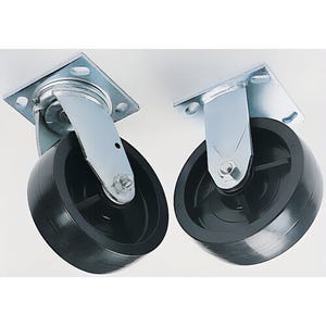 Greenlee® 603 Caster Set, 2,000 lb, 6 in dia Wheel, Polyolefin Wheel