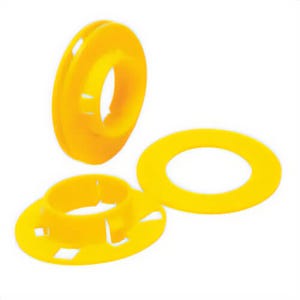 Greenlee® 712A1000 Bushing, for Use With 710 Metal Stud Punch, 1-11/32 in dia Hole, Non-Metallic/PVC