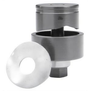 Greenlee® 730-1/2 Knockout Punch Unit, Round Standard, 1/2 in dia Cutting, PG 7, Applicable Materials 16 ga Mild Steel, Aluminum,