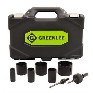 Greenlee® 830 Hole Saw Kit, 2-1/2 in dia