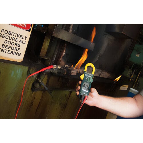 Greenlee® CMI-600-C AC Non-Contact Clamp Meter, 60/600 A at 600V AC/DC, 600 Ohm/6/60 kOhm, 50/60 Hz, 1.18 in Jaw, LCD Display