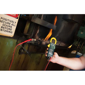 Greenlee® CMI-600-C AC Non-Contact Clamp Meter, 60/600 A at 600V AC/DC, 600 Ohm/6/60 kOhm, 50/60 Hz, 1.18 in Jaw, LCD Display