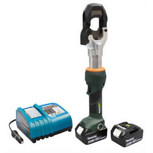 Greenlee® ESG45LX12 Gator® Guillotine Style Standard Bare Tool Wire Cutter with 12 V Charger, 1590 kcmil Cutting, 18 VDC