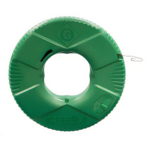 Greenlee® FTXS-240 Fish Tape, 1/8 in W Tape, 240 ft L Tape, Steel Tape