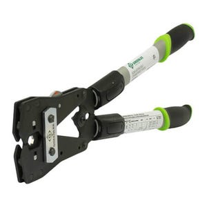 Greenlee® K09-SYNCRO Mechanical Crimper, Series K Series, 23.62 to 29.52 in OAL, Shearing 1 AWG to 250 kcmil, Locking/Extendable Handle