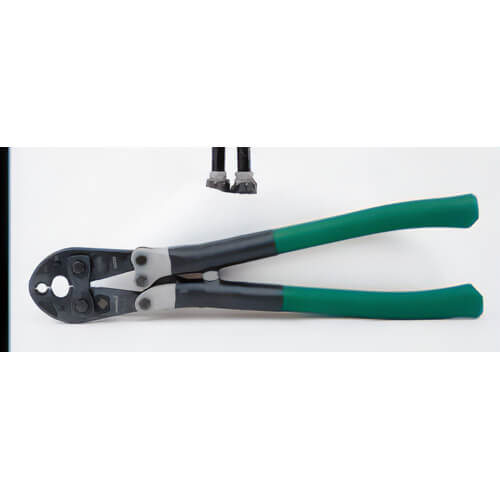 Greenlee® K425BG Mechanical Crimp Tool, Manual, 25-3/8 in OAL, Bent/Solid Grip Handle, Fiberglass Handle