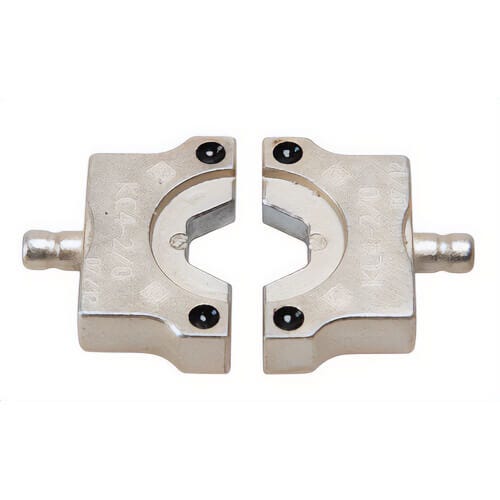 Greenlee® KC4-2/0 Crimping Die Set, for Use With 4 ton EK410L Tool, Service Entrance Connector, Copper, Black