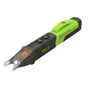 Greenlee® TR13 Dual-Tip Non-Contact Voltage Detector, 50 to 1000V, Audible and Visual Alert Indicator