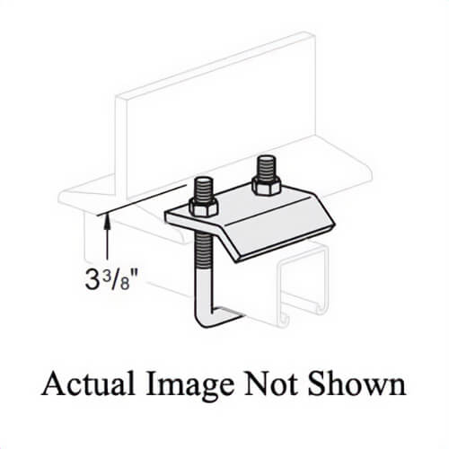 Gregory G-STRUT® G402 U-Bolt Beam Clamp, 1-5/8 in Channel