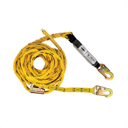 Guardian® 01320 Vertical Lifeline, 50 ft L, ANSI Z359.1-2007, ANSI A10.32-12