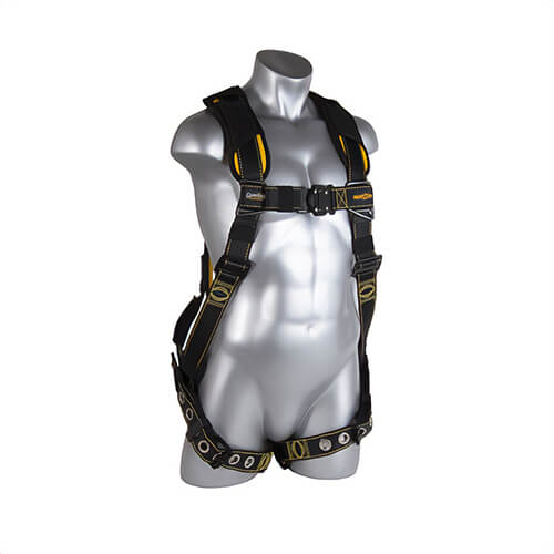 Guardian® 21044 Cyclone Harness, 2XL, 130 to 420 lb Load, Nylon/Polyester Strap, Tongue Leg Strap Buckle, Quick-Connect Chest Strap Buckle