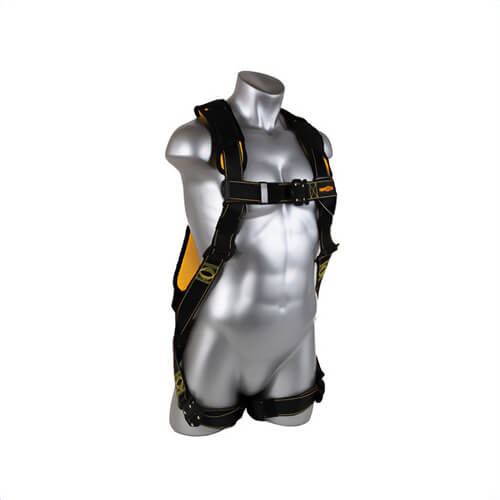Guardian® 21046 Cyclone Harness, M/L, 130 to 420 lb Load, Nylon/Polyester Strap, Quick-Connect Leg Strap and Chest Strap Buckles