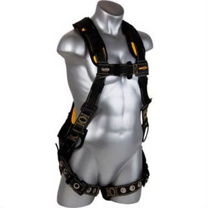 Guardian® 21078 Fall Protection Cyclone, Black/Yellow, Pt, XL
