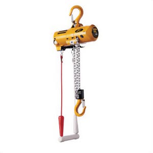 Harrington® AH500C-10 Mini-Cat Air Chain Hoist, 500 lb Load, 10 ft Lifting Height, Hook, 29 CFM, 90 psi