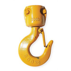 Harrington® ER1CS1011 Bottom Hook Complete, for use with Lifting Chain, 0.5 ton