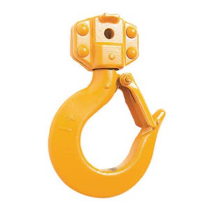 Harrington® L5BU0081021 Bottom Hook, for use with 3/4 ton LB008-5, LB008-SC-5, LB008-10, LB008-SC-10, LB008-15, LB008-20, LB008-SC-15