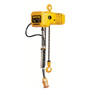 Harrington® SNER030C-20 Electric Chain Hoist, 6,000 lb Load Capacity, 1 Speed, 3.5 FPM, 1.2 hp Power Rating, 115V/230 VAC