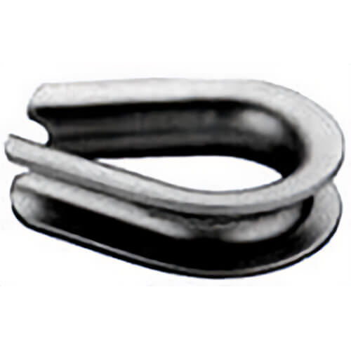 5/16 in Heavy Duty Wire Rope Thimbles, Galvanized