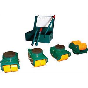 Hilman Rollers KBSP-24P Deluxe Bull Dolly Kit, 24 ton