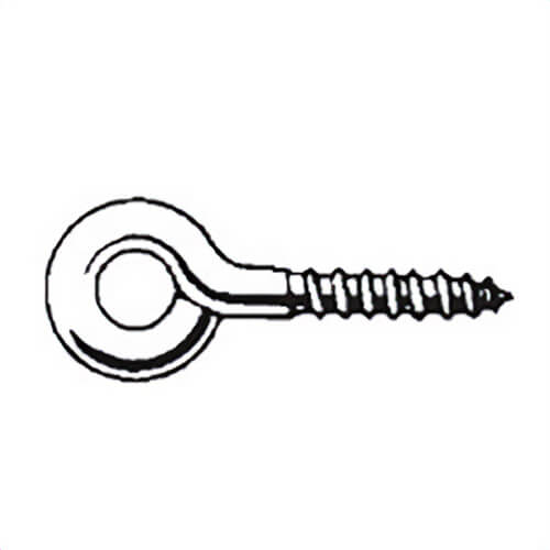 Hindley 11108 Eyebolt Heavy-Duty Lag Screw Eye Bolt, 7/16 in x 5-1/4 in OAL Lag Eye Bolt