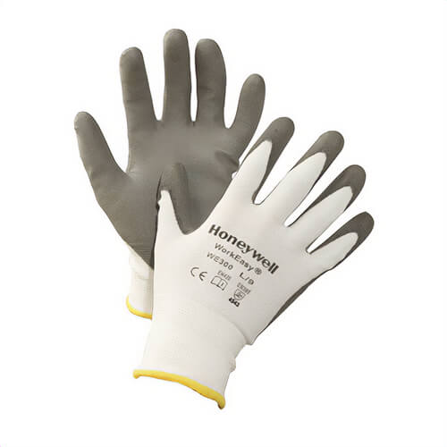 Honeywell Safety WE300-M Lightweight Cut Resistant Gloves Purpose Cut-Resistant Gloves, M, Nitrile Coating, HPPE, Knit Wrist Cuff