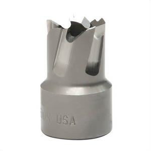 Hougen® 11114 11000 Imperial Hole Cutter with 3/8-24 Threaded Hole, 15/32 in dia Cutter, 1/4 in D Cutting, M2 HSS, 3-Flat Shank