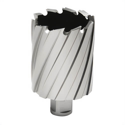 Hougen® 12276 Rotabroach Annular Cutter, 12,000 Series, 2-3/8 x 2 in Depth of Cut, 3/4 in dia Double-Fluted Shank, M2 HSS