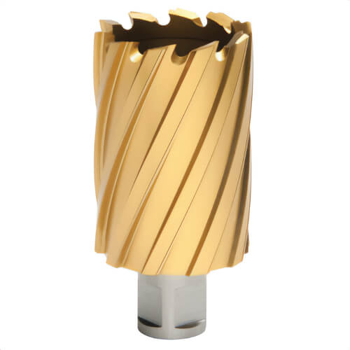 Hougen® 12772 "12,000-Series" TiN Annular Cutter, 2-1/4 in x 2 in