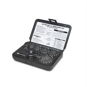 Hougen® Holcutter™ 14005C Electrician's and Fabricator's Kit, 11 pc, HSS, Bright