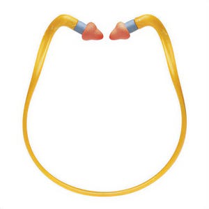 Howard Leight By Honeywell QB2HYG Quiet Band Supra-Aural Banded Ear Plug, Universal, 25 Db, Tapered, Orange