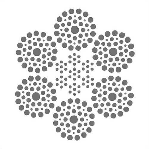 HSI® 7/8 in, Wire Rope, 6x37, Filler Wire, EIPS, Right Regular Lay, IWRC, Made in USA, Per Foot