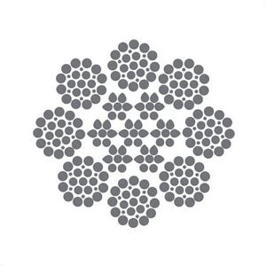 HSI® 9 mm, Wire Rope, 8x36, EIPS, Right Regular Lay, IWRC, Import, Per Foot