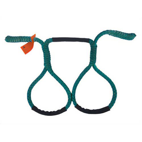 HSI® Utility Transformer Sling, 3/4 in, 3,200 lb Working Load Limit, Adjustable 2 to 4 ft, 12 Strand, Polyester, Green