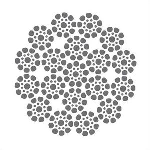 HSI® 3/4 in, Dyform®-18 HSLR Rotation-Resistant Wire Rope, 18x19, Made in USA, Per Foot