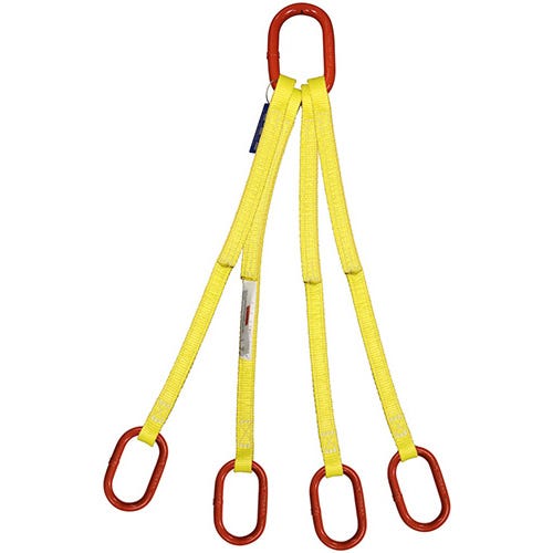 HSI Four Leg Nylon Bridle Slings | Oblong to Hook Ends Empire