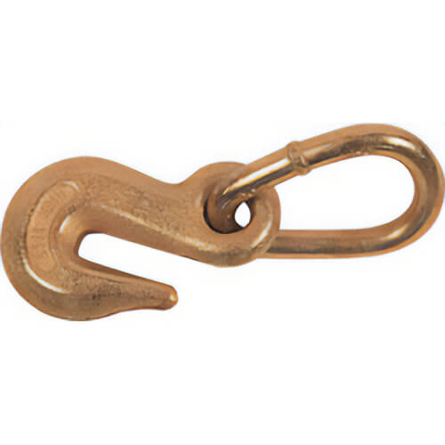 Grab Hook with Pear Shape Link Assembly, 2 in, WLL 5,400 lb