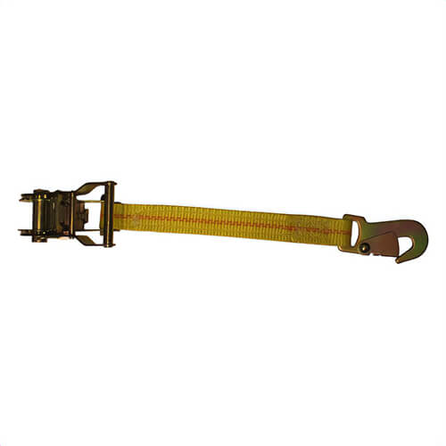 Nylon Ratchet Binder, 1 in x 27 ft, Snap Hook End, WLL 1,000 lb
