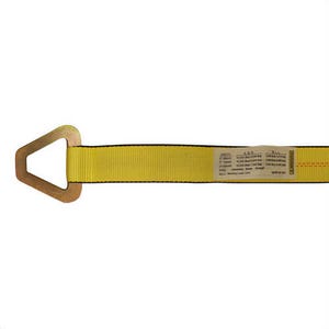 Nylon Ratchet Strap, 4 in x 30 ft, Triangle End, 5,400 lb WLL