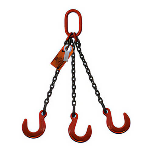 HSI Triple Leg Chain Sling, Foundry Hook Ends, Hanes Supply Inc.