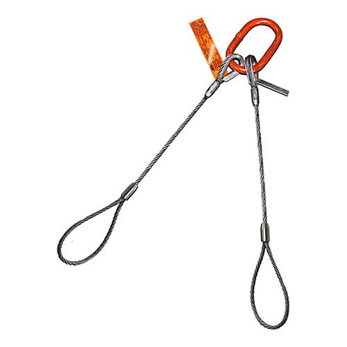 Four Leg Bridle Wire Rope Sling|8.8 Ton Vertical Rated|Thimble-to