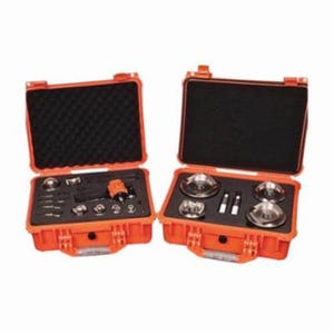 iTool Gear Punchâ„¢ GP124 Gear Punch Knockout Kit, 10 ga SS, 1/2 to 4 in, Mild Steel/SS