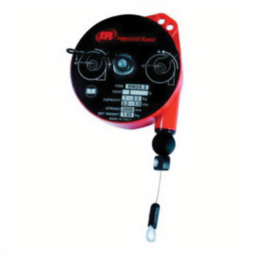 Ingersoll Rand® BMDLN-4 ARO® Long Cable Medium Duty Balancer, 4.4 to 8.8 lb Load, 8.2 ft L, 6.4 lb reel weight, 304 SS Cable