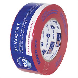 ipg® PE74855RP Film Tape, 55 Medium L x 48 mm W, 0.19 mm thick, Synthetic Rubber Adhesive, Polyethylene Film Backing, Red