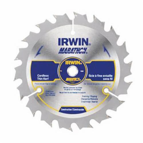 Irwin® Marathon® 14015 Cordless Circular Saw Blade, 5-3/8 in dia x 0.039 in Thick, 10 mm Arbor, 18 Teeth