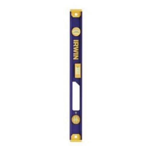 Irwin® 1801096 1000 Non-Magnetic Standard I-Beam Level, 72 in L, 3 Vials, Aluminum, (1) Level/(2) Plumb Vial Position