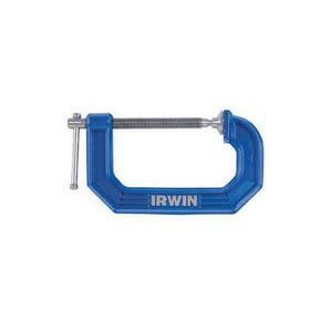 Irwin® Quick-Grip® 225134 100 Regular Duty Standard Throat C-Clamp, 4-1/2 in D Throat, 3 in Clamping, 0 to 3 in Jaw Opening, 1/2 in dia Screw