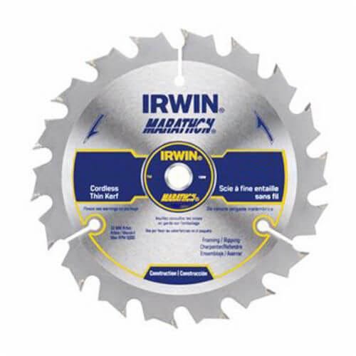 Irwin® Marathon® 14027 Cordless Circular Saw Blade, 5-1/2 in dia x 0.063 in Thick, 10 mm Arbor, 18 Teeth